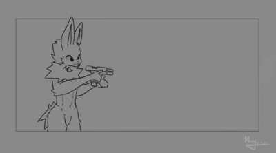 The gun is mightier than the sword ... and the shield. So I give Jolteon a Glock! :D