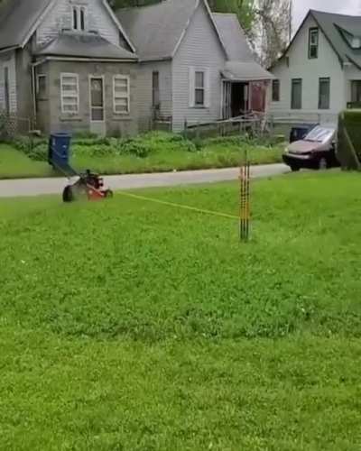 The smart way to mow the lawn