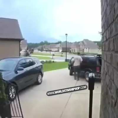 Contractor shows up to do a job with a Confederate Flag on his truck. Black Customers fire him in the most polite way ever.