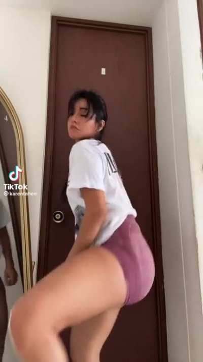 Pink shorts teasing us