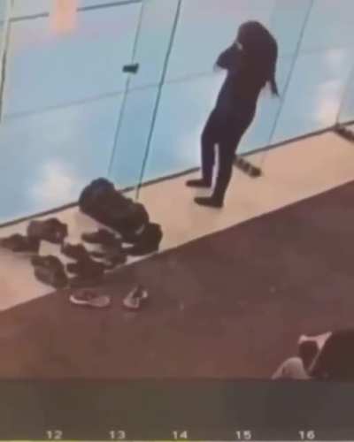 What could go wrong trying to walk through a door...