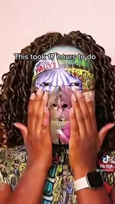 Makeup Removal in Reverse