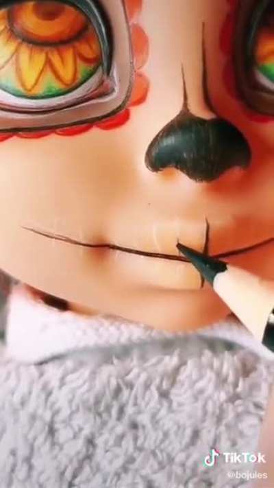Beautifying a doll