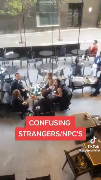 Man annoying "NPC's" and getting celebrated for it in his comments