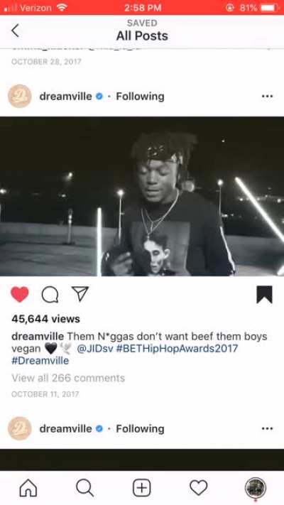 JID&rsquo;s 2017 BET Cypher