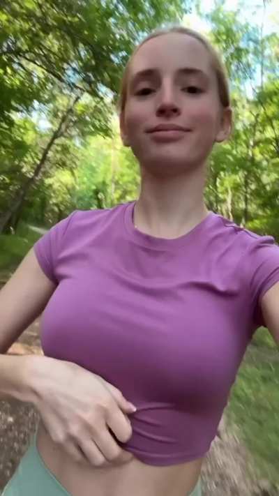 Letting my tits perk up in the cool air - I'm just unapo<wbr>loget<wbr>icall<wbr>y me