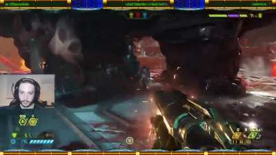Has anyone ever seen an Arachnotron dodge a missile like this before and have perfect music timing?