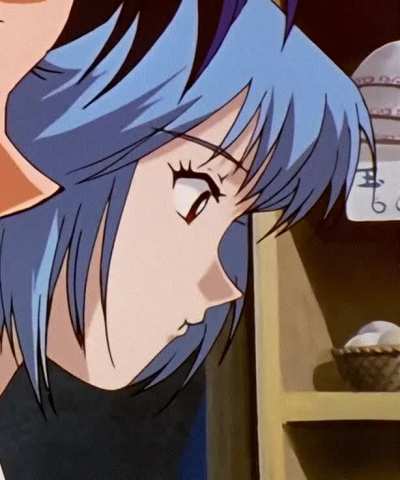 Rei goes 'munch'