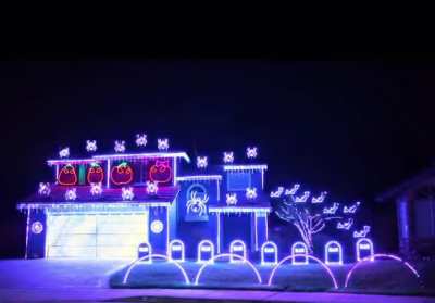 Awesome Halloween light show
