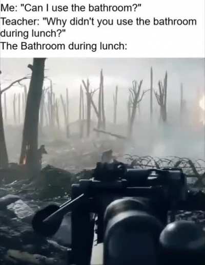 Can we take a moment to appreciate the janitors who clean up the horrors of war?