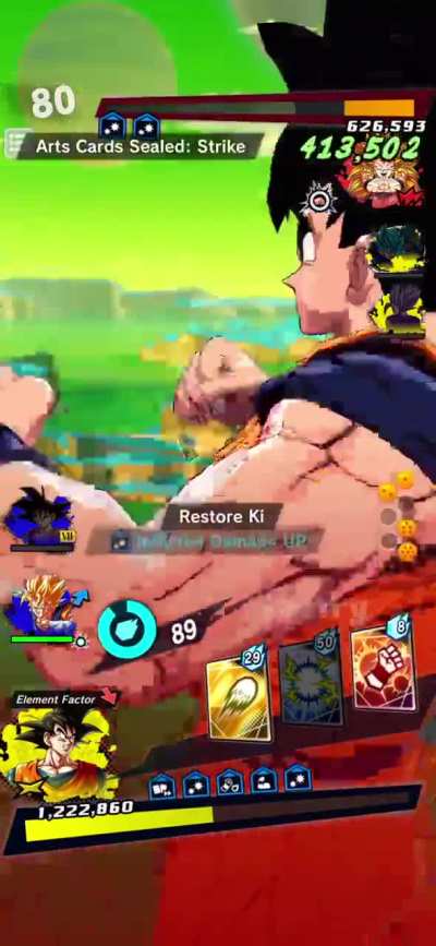I forced YEL Saiyan Saga Goku to be viable 