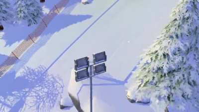 I think my sim has reached peak snowboarding