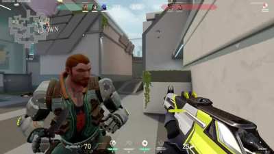 Ace with my "friend" helping me out he cant hold me back