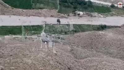 Balochistan Liberation Army (BLA) fighters attack Pakistani military positions near Kalat, Balochistan (24/06/24)