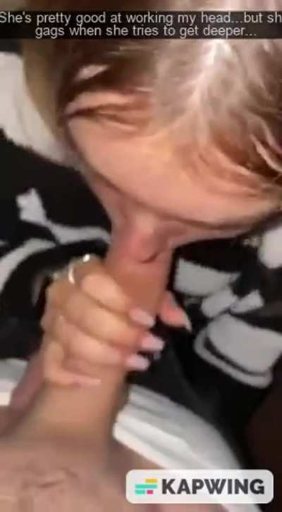 Drunk chick stays at a party to play with the boys who aren&rsquo;t her boyfriend&hellip;
