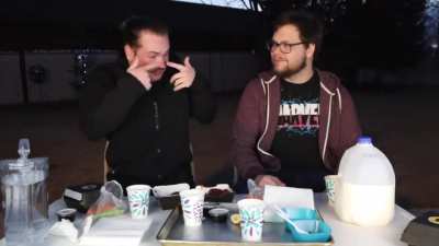 "We used a fork"