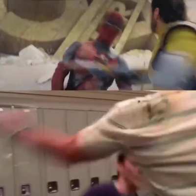 Anyone else catch this reference to Sam Raimi's Spider-Man in Deadpool and Wolverine? 😮&zwj;💨🔥