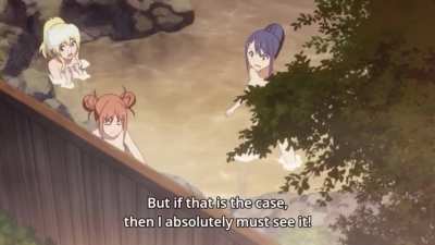 Reverse bath peeking universe (Aho Girl)