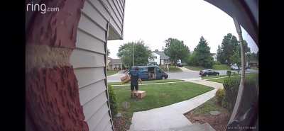 My neighbor sent me his ring camera recording when my packages got delivered to his house by mistake