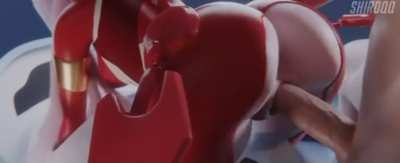 Zero Two doggystyle (shir0qq)