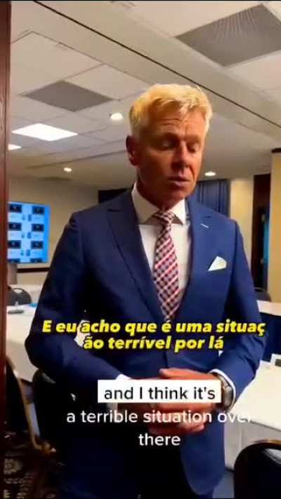 Rob Roos membro do parlamento europeu representando a Holanda fala sobre a situa&Atilde;&sect;&Atilde;&pound;o do Brasil.