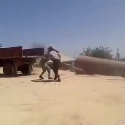 WCGW using a stick