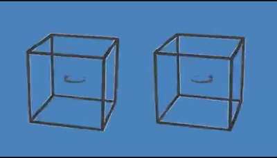 What the black magic fuckery! The boxes are not really moving!