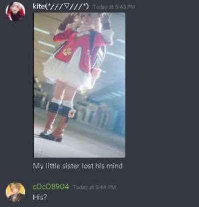His? HIS?!