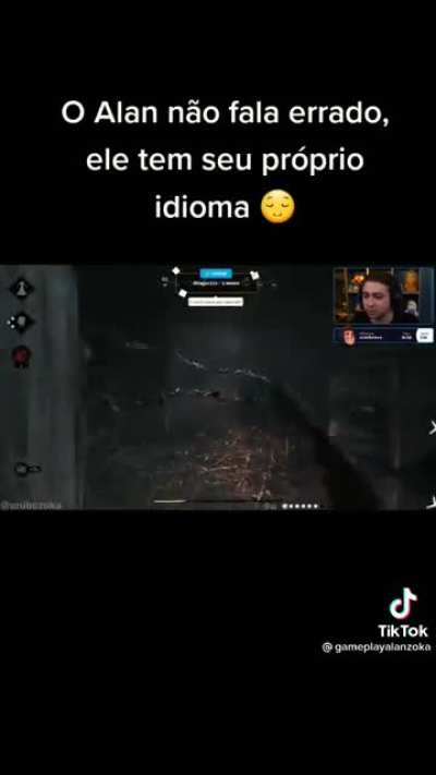 Alan e seu idioma