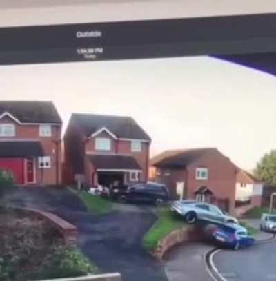 Navigating the awkward driveway