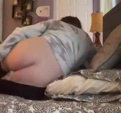 slap my mature tgirl bottom fast