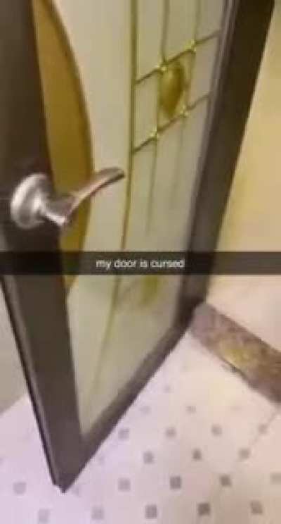 Blursed door