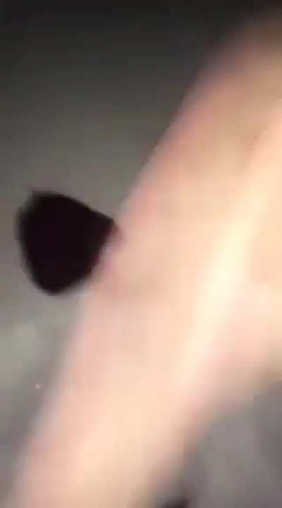Girl slapped in the Russian snow