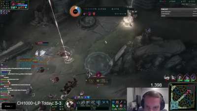 Jankos' first encounter with 13.21 K'Sante (Loud warning)