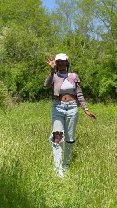 Titty drop in nature