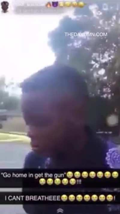 " Go home &amp;amp; get the gun "