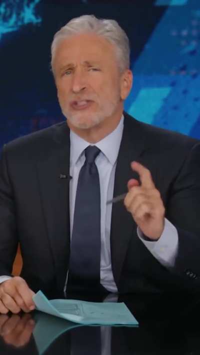 Jon Stewart reminding us why shit is escalating now