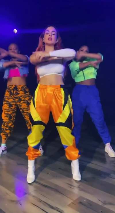 Dancing to &ldquo;What U Need&rdquo; via TikTok August 2020