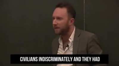 He calmly dismantles "Israel/Palestine is a complex issue"