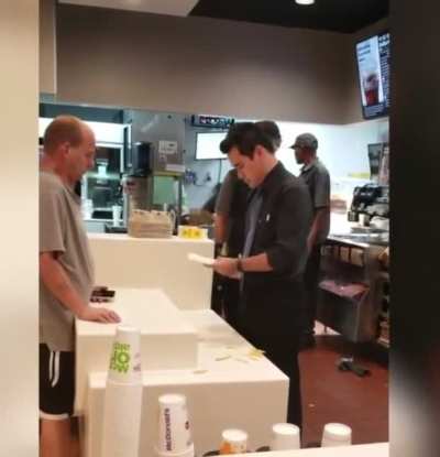 Man grabs McDonald&rsquo;s worker for having to ask for a straw