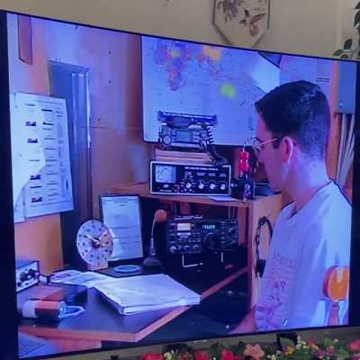 My dad died a few years ago, and my mom just found some tapes from his old video camera that we&rsquo;d never seen before. We got to see him playing with his ham radios. This definitely made me smile :)