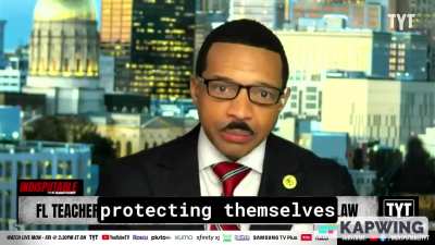 Dr. Rashad Richey gets emotional explaining the classroom library ban in Florida, says 'some teachers are going to have to be arrested for this to stop'