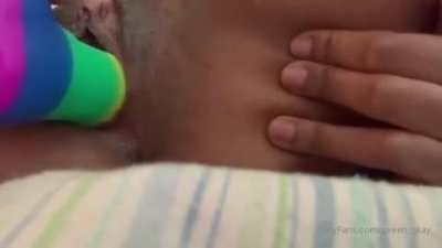 lil slan raindow dildo play