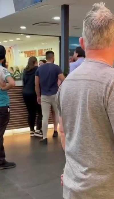 Shoplifter caught at my local shopping centre.