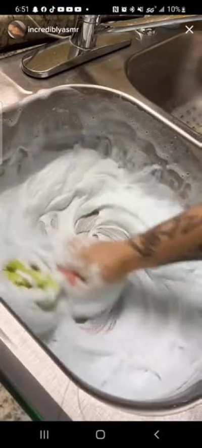 Mixing dangerous chemicals for "ASMR"
