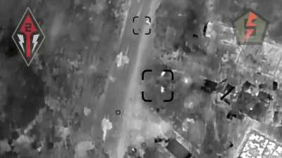 UA 5th Assault Brigade's 2nd Battalion UAV team conducted night strikes against Russian infantry movement, targeting numerous occupants with dropped munitions. (via Terra: KIA denoted "200"; WIA denoted "300") Published August 11, 2024