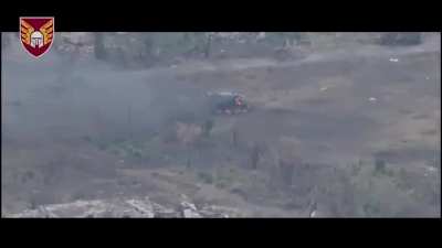 Ukrainian paratroopers of the 46th Airmobile Brigade destroyed 7 Russian armored vehicles. And their FPV unit "Angry Beavers" cleaned up the infantry. Near Heorhiivka and Maksymilianivka, Donetsk