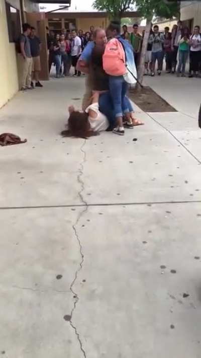 That's me in the white top jeans and sandals. Hoe managed to get on top because of her weight