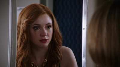 Karen Gillan bra and panties plot in 
