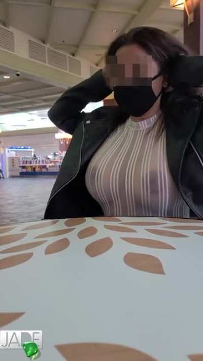 MILF "Hanging Out" At The Mall